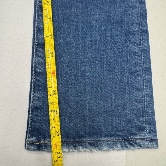 NEW AG Mari Crop High-Rise Slim Straight Blue Jean Womens Denim Pants, Size 27 - Picture 12 of 12
